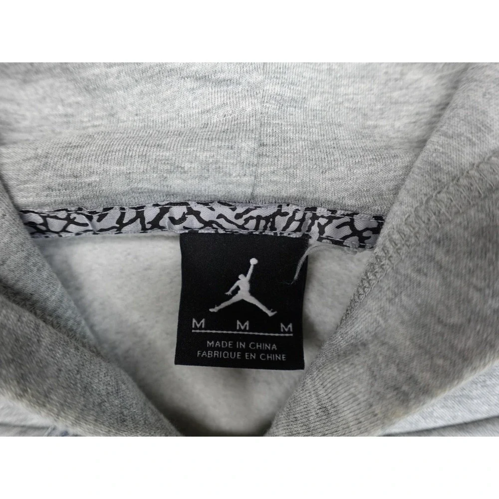 Jordan Hoodie Men Medium‎ Gray The Van Graphic Pullover 895832-063
